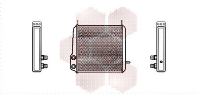 VAN WEZEL масляный радиатор, двигательное масло 30003165